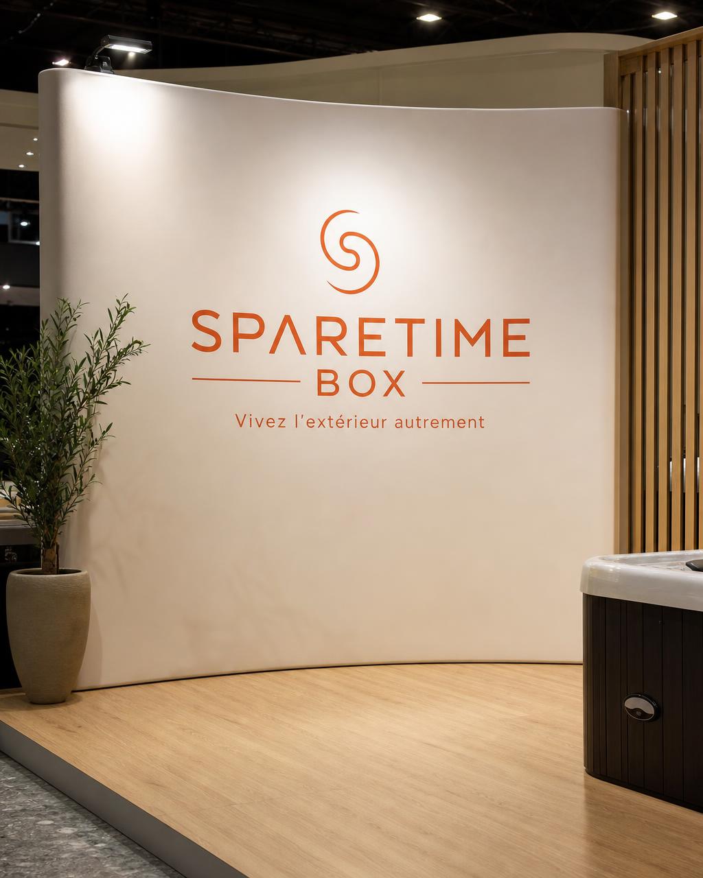 Backdrop (Mur d'images) aux couleurs Sparetime Box · visuel 2