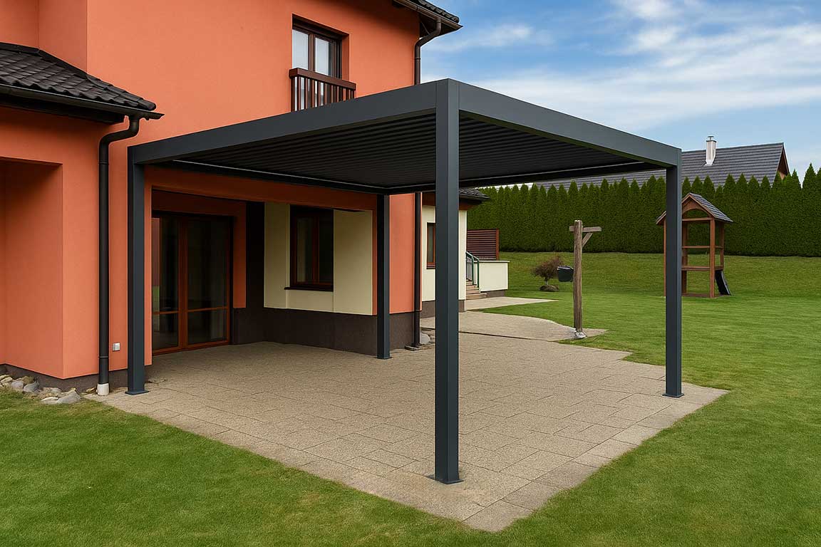Pergola ATRIUM · la pièce en plus