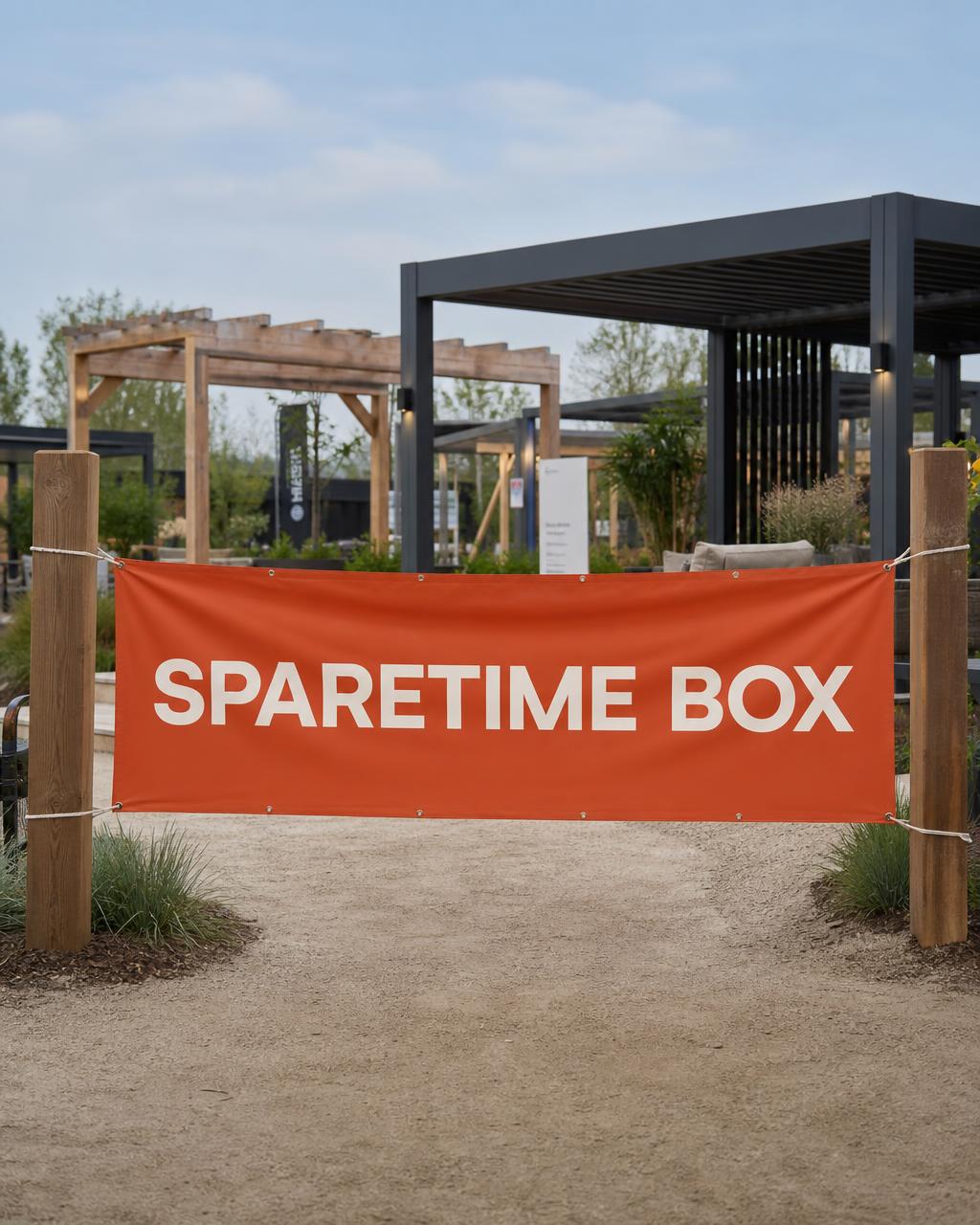 Banderole aux couleurs Sparetime Box · visuel 3