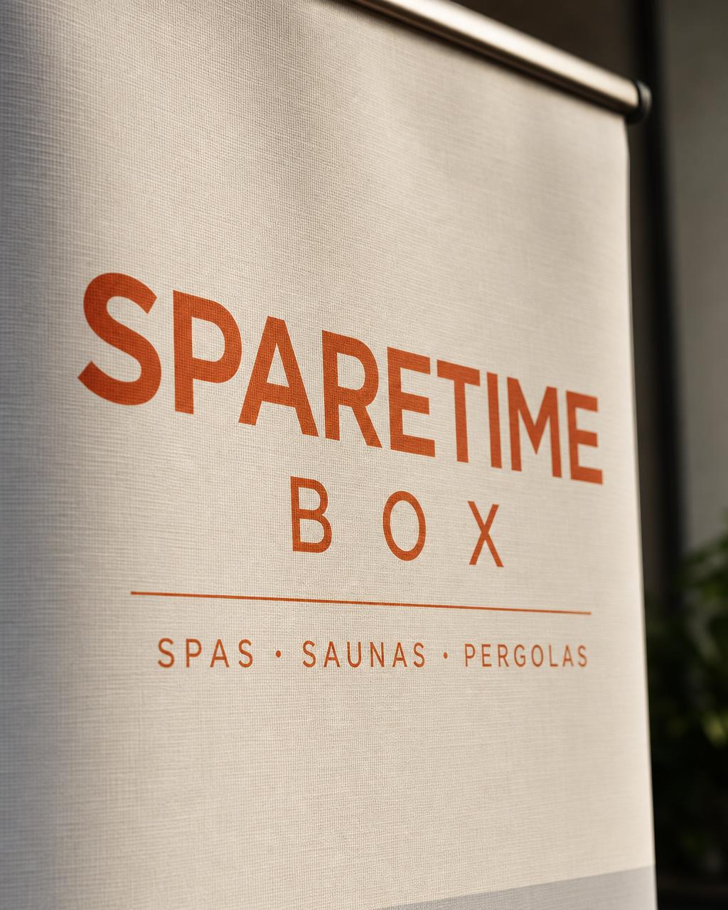 Kakémono (Roll-up) aux couleurs Sparetime Box · visuel 3