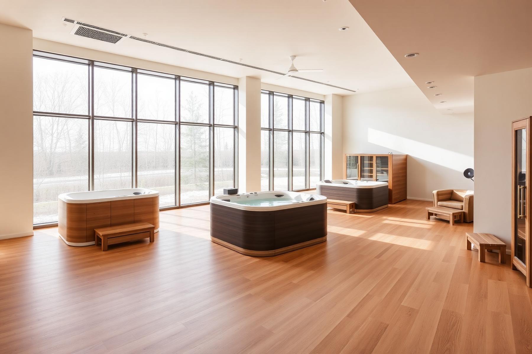 Intérieur du showroom Sparetime Box à La Buisse